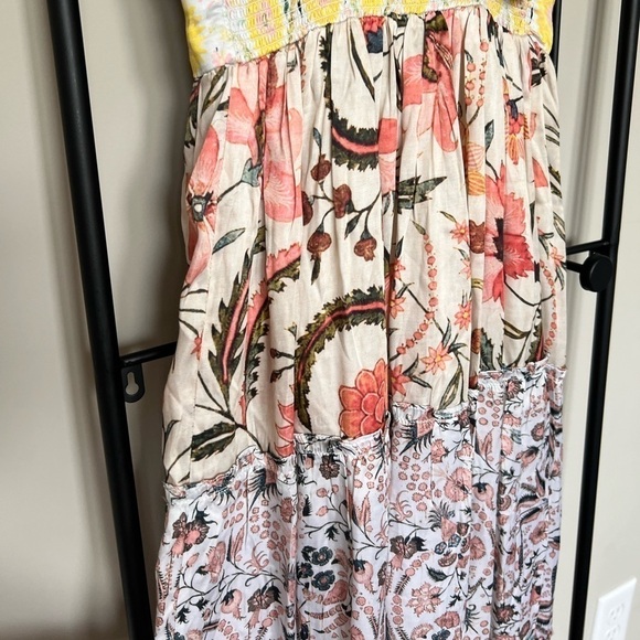 Hemant & Nandita Sakura Multicolor Printed Maxi Dress Sz XS - Picture 9 of 15